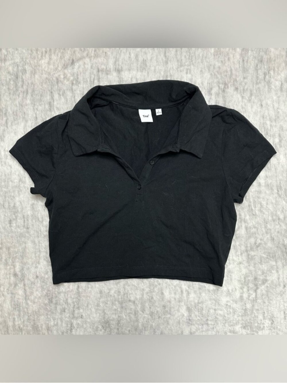 Aritzia TNA Cropped Polo Shirt